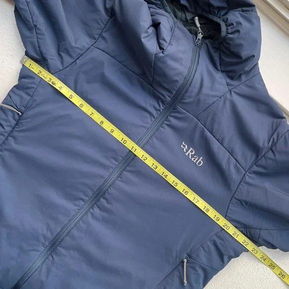 Rab โข Men's Xenair Alpine Light hooded Jacket in Tempest Blue โข Size M - Picture 5 of 14